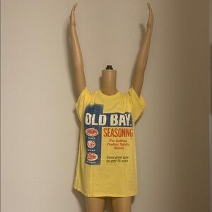 Yellow Old Bay Seasoning Graphic T-Shirt XL